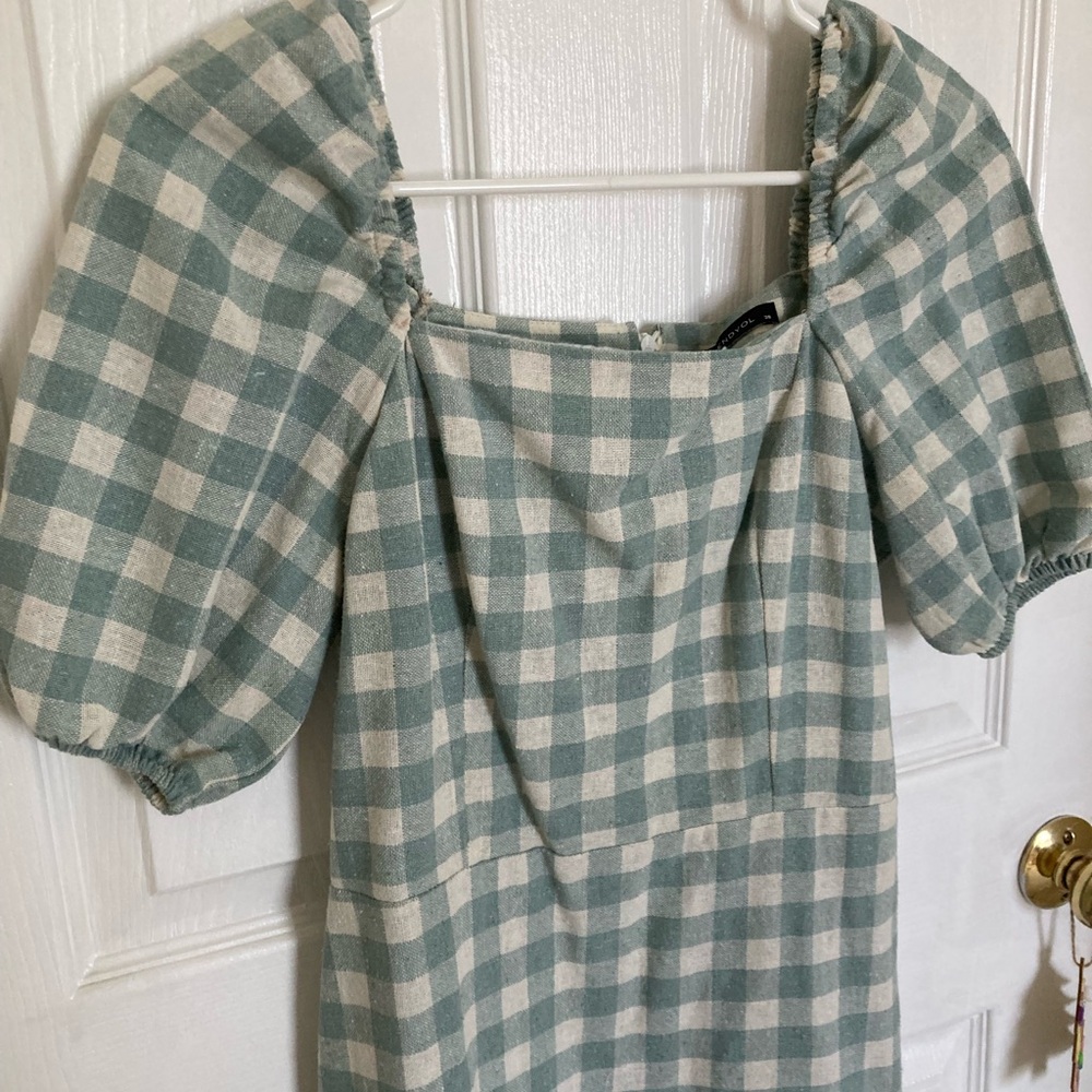 Green Checkered Dressed - image 2
